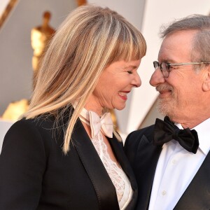 Kate Capshaw et Steven Spielberg  - 88e cérémonie des Oscars au Dolby Theatre à Hollywood. Le 28 février 2016
