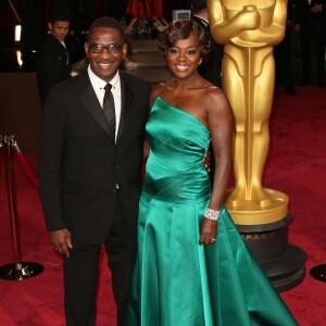Viola Davis et son mari Julius Tennon - 86e cérémonie des Oscars à Hollywood, le 2 mars 2014.