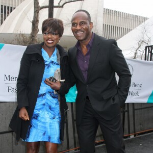 Viola Davis et son mari - Fashion Week de New York, le 14 février 2012