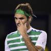 Roger Federer lors de sa défaite en demi-finale de l'Open d'Australie, le 28 janvier 2016 à Melbourne