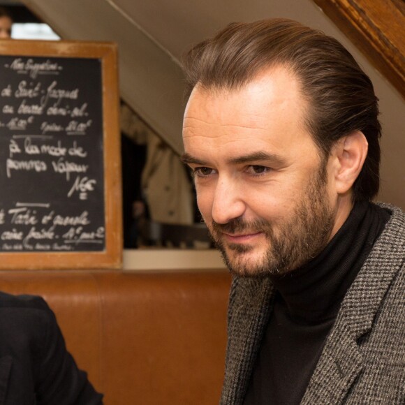 Exclusif - Cyril Lignac - Mois des produits Tripiers à Paris dans le restaurant de Christian Constant à Paris le 3 novembre 2015.