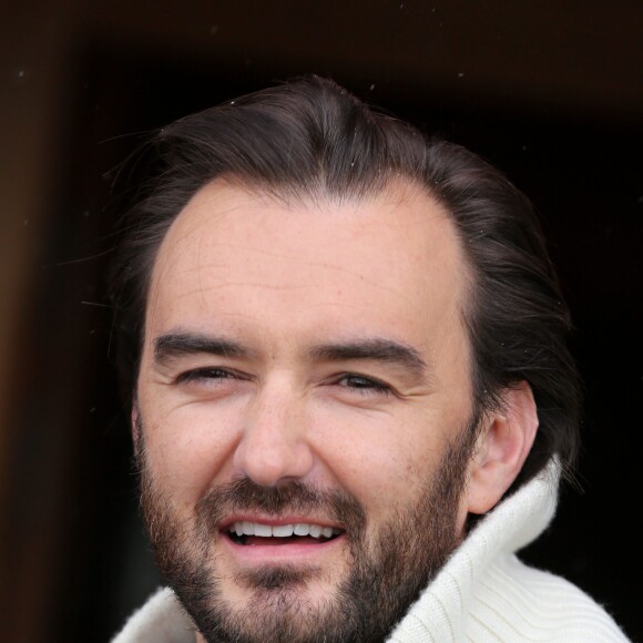 Cyril Lignac - Photocall du film "L'ile des Miam-nimaux : Tempête de boulettes géantes 2" de Cody Cameron et Kris Pearn lors du 17e Festival International du Film de Comedie de l'Alpe d'Huez a l'Alpe d'Huez le 17 Janvier 2014.