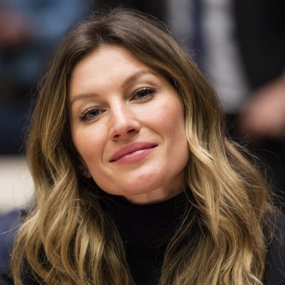 Gisele Bündchen ambassadrice de bonne volonté pour la journée du Fonds mondial pour la nature 2016 à l'ONU à New York le 2 mars 2016