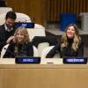 Gisele Bündchen ambassadrice de bonne volonté pour la journée du Fonds mondial pour la nature 2016 à l'ONU à New York le 2 mars 2016