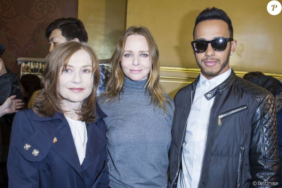 Isabelle Huppert, Stella McCartney et Lewis Hamilton - Backstage du