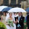 Mariage de Lady Melissa Percy et Thomas van Straubenzee à Northumbria en Angleterre, le 21 juin 2013. En mars 2016, la fille du duc de Northumberland obtient le divorce.