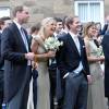 Le prince William et Chelsy Davy (ex-petite amie du prince Harry) au mariage de Thomas van Straubenzee et Lady Melissa Percy à Northumbria en Angleterre, le 21 juin 2013. Lady Melissa a obtenu le divorce en mars 2016.