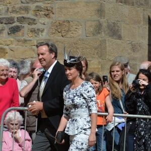 Pippa Middleton au mariage de Thomas van Straubenzee et Lady Melissa Percy à Northumbria en Angleterre, le 22 juin 2013