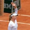 Maria Sharapova remporte facilement son match contre Samantha Stosur (6-3, 6-4) à Roland Garros le 29 mai 2015.