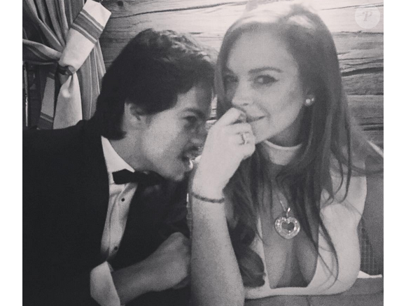 Lindsay Lohan et son amoureux Egor Tarabasov. Photo publiée sur Instagram au mois de février 2016.