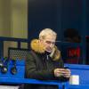Raymond Domenech - People au match des 1/8 de finale de la Ligue Champions entre Chelsea et le PSG à Londres le 9 mars 2016. Le PSG à battu Chelsea sur le score de 2-1. © Pierre Perusseau/Bestimage