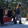 Justin Bieber fait du ski à Big Bear avec des amis, le 2 mars 2016