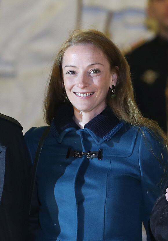 Valérie Trierweiler accueille Florence Cassez au Palais de l'Elysée avant un entretien privé avec le président François Hollande à Paris le 25 janvier 2013.