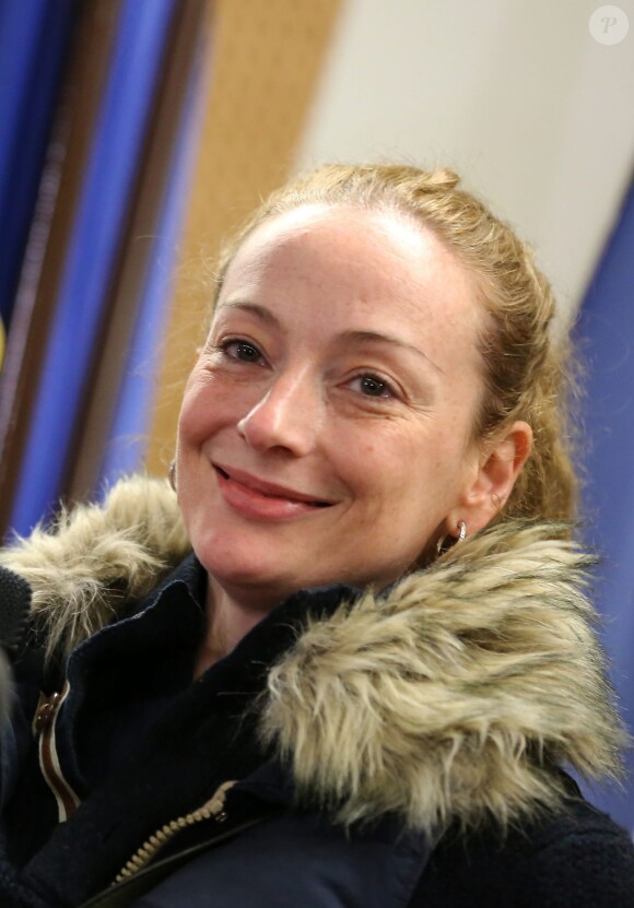 Florence Cassez lors de sa libération et son retour en France le 24 janvier 2013.