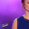 Emilie Duval dans The Voice 5, sur TF1, samedi 12 mars 2016