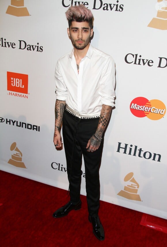 Zayn Malik - Soirée de Gala Clive Davis Pre-Grammy à l'hôtel Hilton de Beverly Hills le 14 février 2016.