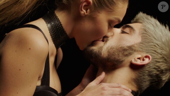 Yayn Malik et Gigi Hadid dans le clip de Pillowtalk