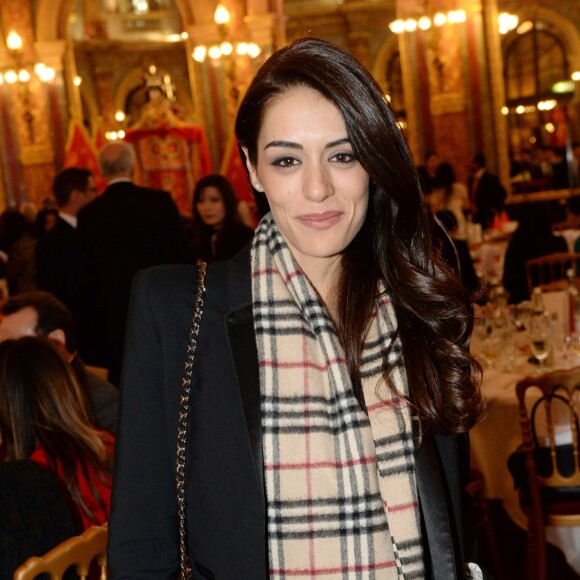 Exclusif - Sofia Essaidi au déjeuner du Chinese Business Club pour la journée internationale des femmes autour de son ambassadrice Sophie Marceau à l'hôtel Intercontinental à Paris le 8 mars 2016. Ce déjeuner a réuni environ 250 femmes. Sophie Marceau a reçu le prix Bucherer "femme de l'année 2016" et l'artiste Huang FengRong a réalisé en direct un portrait d'elle en feuilles d'or. © Rachid Bellak / Bestimage