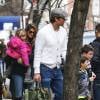Exclusif: Tom Brady, sa femme Gisele Bündchen et leurs enfants, le 07/03/2016 - New York