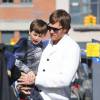 Exclusif: Tom Brady et son fils, le 07/03/2016 - New York