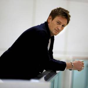 Exclusif - Rendez-vous avec Benoît Magimel lors du 68e festival international du film de Cannes. Le 16 mai 2015