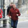 Matt LeBlanc sur le tournage de l'émission Top Gear à Londres le 11 mars 2016