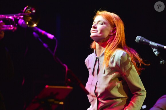 Axelle Red - Emission spéciale RFM pour les 30 ans de carrière de Bruno Roblès au Comédia à Paris. Le 7 mars 2016 © Christophe Bricot / Bestimage