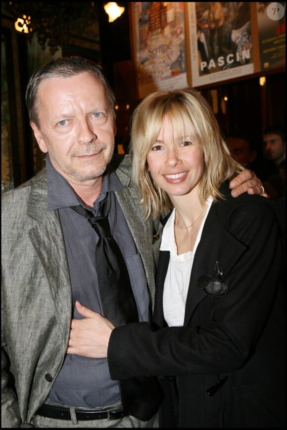Renaud et Romane Serda à la brasserie Lipp à Paris, le 15 mars 2007