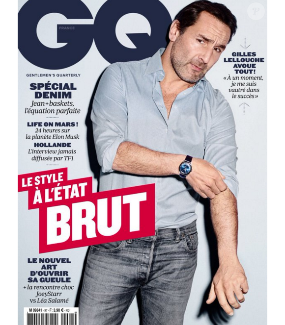 Gilles Lellouche en couverture de GQ