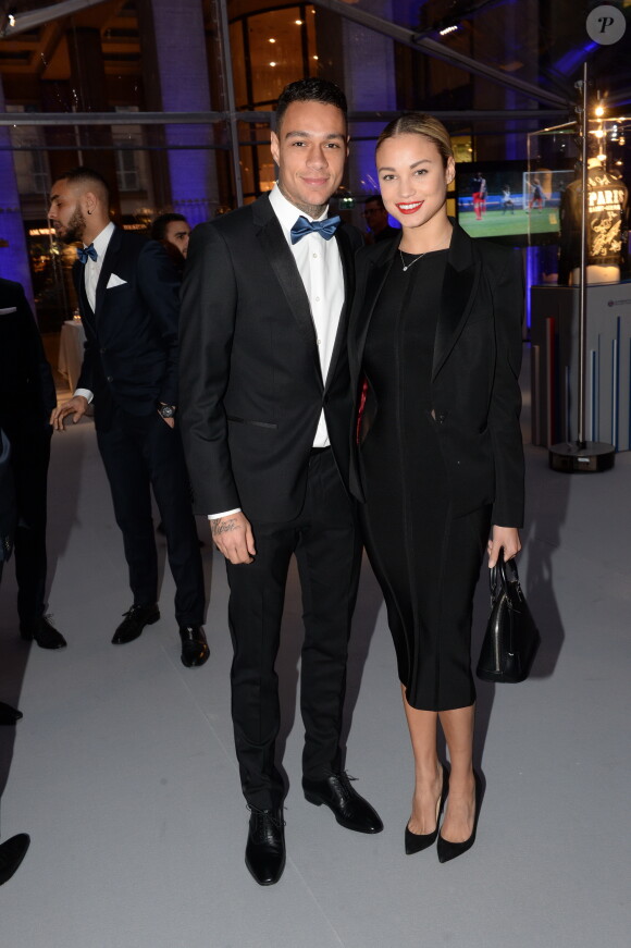 Photo : Gregory Van der Wiel et sa compagne Stéphanie Bertram Rose - photo  issue du compte Instagram du joueur du PSG le 13 novembre 2014 - Purepeople