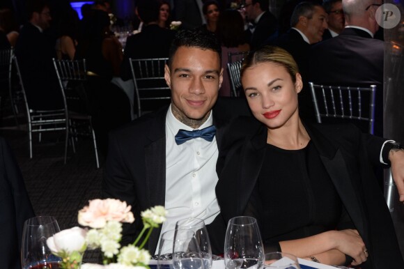 Photo : Stéphanie Bertram Rose et Gregory Van der Wiel - photo issue du  compte Instagram de la jeune fille et publiée le 11 août 2014 - Purepeople