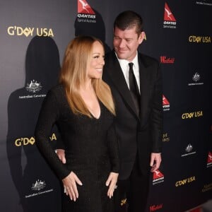 Mariah Carey et son compagnon James Packer à la soirée G'Day à Los Angeles le 28 janvier 2016. © CPA / BESTIMAGE