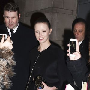 Mia Goth à la sortie des Moet British Independent Film Awards à Londres le 6 décembre 2015.