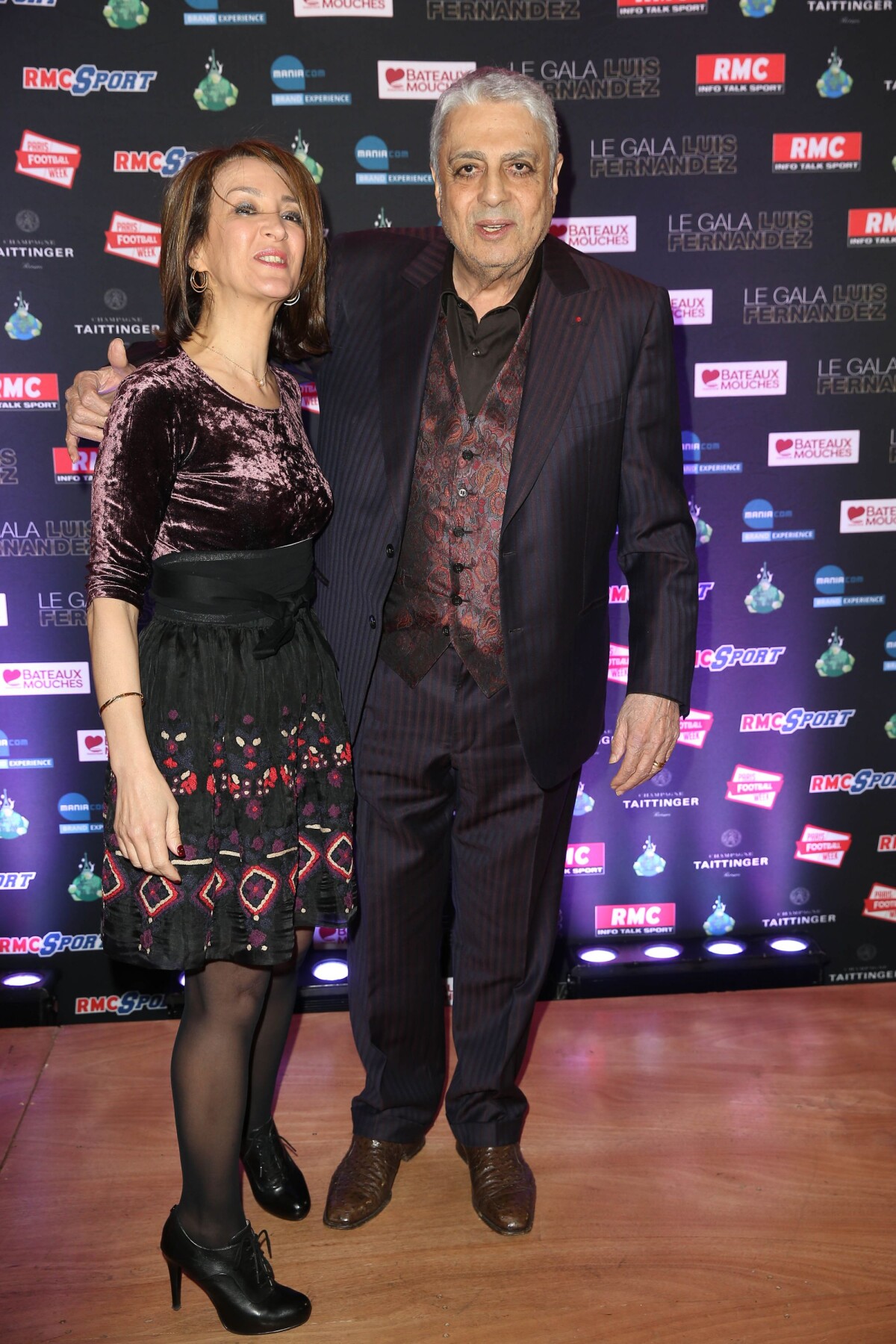 Enrico Macias Et Sa Nouvelle Compagne 2019 Photo : Enrico Macias et Samia - Soirée de gala en l'honneur de Luis