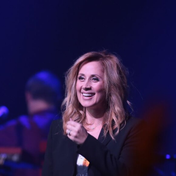 Lara Fabian en concert lors de la première date de sa tournée 2016 "Ma Vie Dans La Tienne" au Colisée de Roubaix, le 15 mars 2016. © Vansteenkiste Stephane/Bestimage