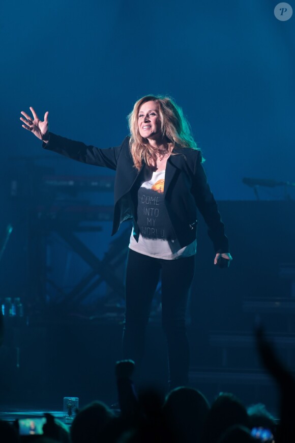 Lara Fabian en concert lors de la première date de sa tournée 2016 "Ma Vie Dans La Tienne" au Colisée de Roubaix, le 15 mars 2016. © Vansteenkiste Stephane/Bestimage