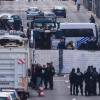 La police démarre son enquète à la station de métro où ont eu lieu les attentats de Bruxelles le 22 mars 2016.