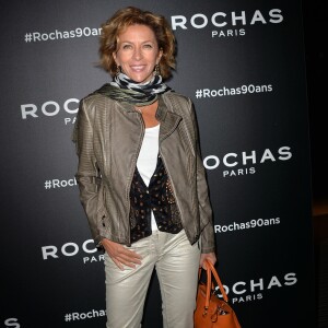 Corinne Touzet au Photocall de la soirée pour les 90 ans de la marque " Rochas" à Paris le 30 septembre 2015.