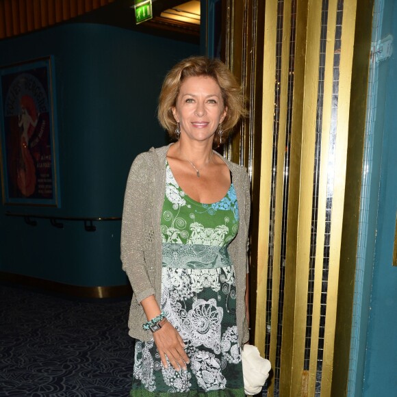 Corinne Touzet à la Présentation de la saison 2015/2016 par le Syndicat National du Théâtre Privé aux Folies Bergère à Paris. Le 8 septembre 2015