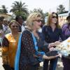 Exclusif - Dominique Ouattara, Carla Bruni Sarkozy et Ira von Fürstenberg - Dans le cadre de la fondation de Dominique Ouattara "Children of Africa", qui vient en aide aux enfants d'Afrique, dans les secteurs de la santé, l'éducation, le social et les centres subventionnés, de nombreuses personnalités françaises ont été invitées lors d'un week-end à Abidjan du 10 au 12 mars. Pour la journée de vendredi, les personnalités ont visité l'hôpital "Mère-Enfant" à Bingerville, avant d'assister à la remise des Grands Prix de la Fondation "Children of Africa". Le 11 mars 2016 © Olivier Borde / Bestimage