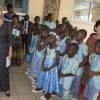Exclusif - Dominique Ouattara - Dans le cadre de la fondation de Dominique Ouattara "Children of Africa", qui vient en aide aux enfants d'Afrique, dans les secteurs de la santé, l'éducation, le social et les centres subventionnés, de nombreuses personnalités françaises ont été invitées lors d'un week-end à Abidjan du 10 au 12 mars. Pour la journée de vendredi, les personnalités ont visité l'hôpital "Mère-Enfant" à Bingerville, avant d'assister à la remise des Grands Prix de la Fondation "Children of Africa". Le 11 mars 2016 © Olivier Borde / Bestimage