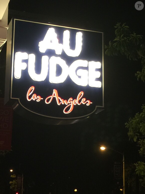 Exclusif - Le restaurant de Jessica Biel "Au Fudge" à West Hollywood le 20 mars 2016. E