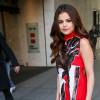 Selena Gomez se rend sur la plateau de la BBC Radio 1 à Londres le 11 mars 2016.