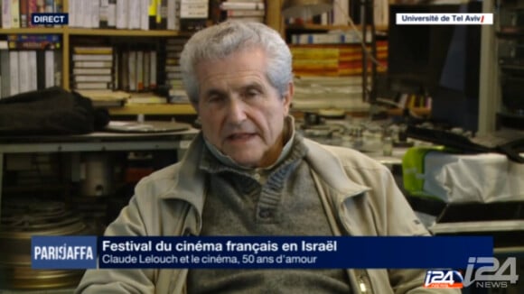 Claude Lelouch en interview sur i24News.