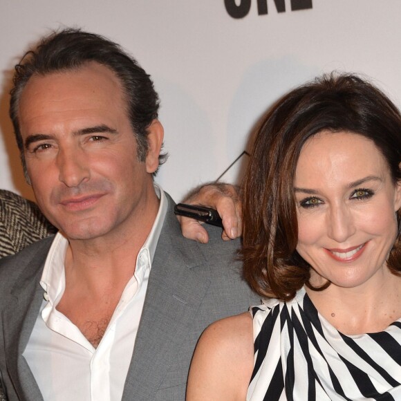 Jean Dujardin, Elsa Zylberstein, Claude Lelouch - Avant première du film "Un + Une" de Claude Lelouch à l'UGC Normandie à Paris le 23 novembre 2015