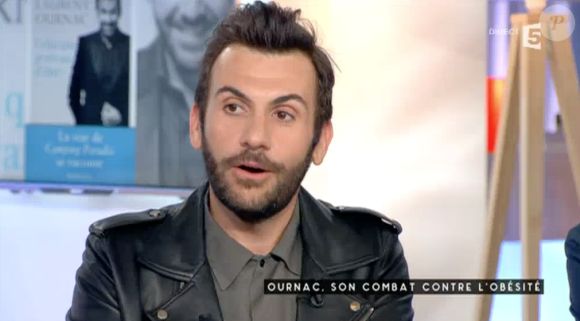 Laurent Ournac dévoile une des plus grandes humiliations vécue à cause de son poids. Emission "C à vous" sur France 5, le 24 mars 2016.