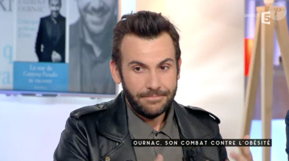 Laurent Ournac dévoile une des plus grandes humiliations vécue à cause de son poids. Emission "C à vous" sur France 5, le 24 mars 2016.