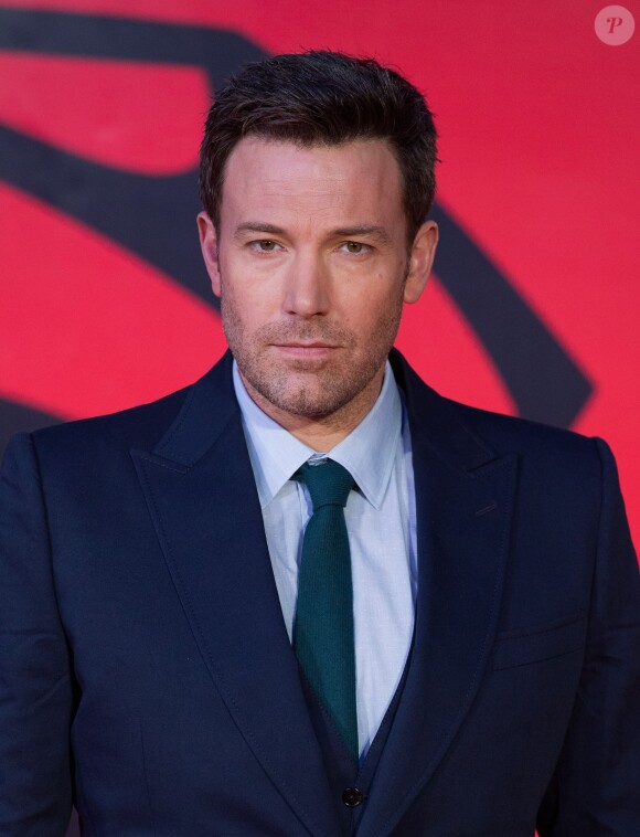 Ben Affleck lors de la première européenne du film "Batman V Superman : L'Aube de la Justice" au Odeon Cinema, Leicester Square à Londres, le 22 mars 2016.