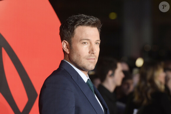 Ben Affleck lors de la première européenne du film "Batman V Superman : L'Aube de la Justice" au Odeon Cinema, Leicester Square à Londres, le 22 mars 2016.