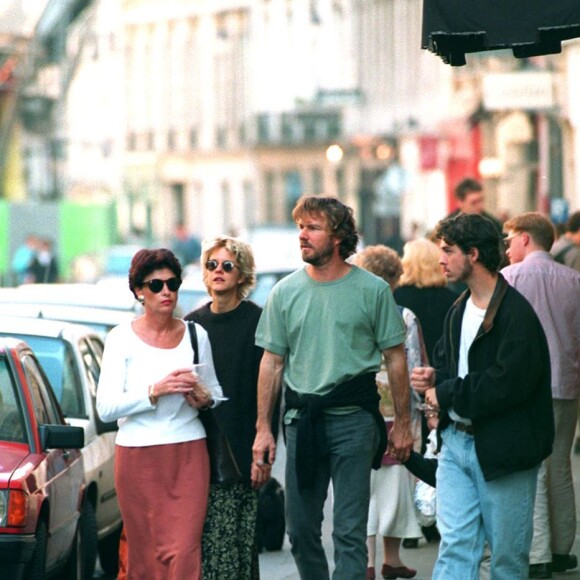 Meg Ryan et Dennis Quaid à Paris en octobre 1994.